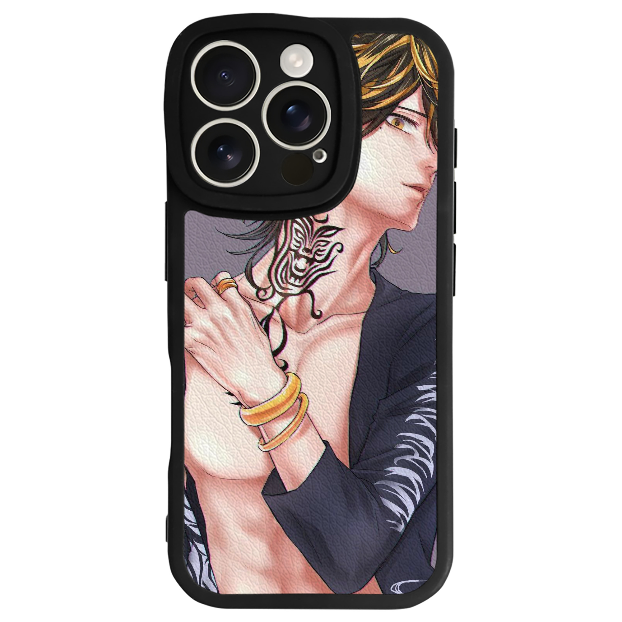 （画像用） 東京リベンジャーズ Tokyo Revengers 【iPhone 16シリーズ対応】シリコンスマホケース（レザー調） 材質：シリコン